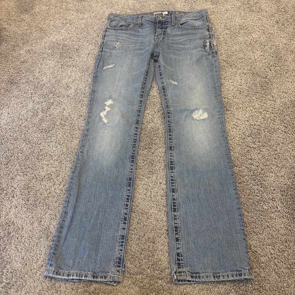 Buckle Jeans Mens 33x34 Blue BKE Aiden Bootcut Denim Mid Rise Rockabilly Y2K